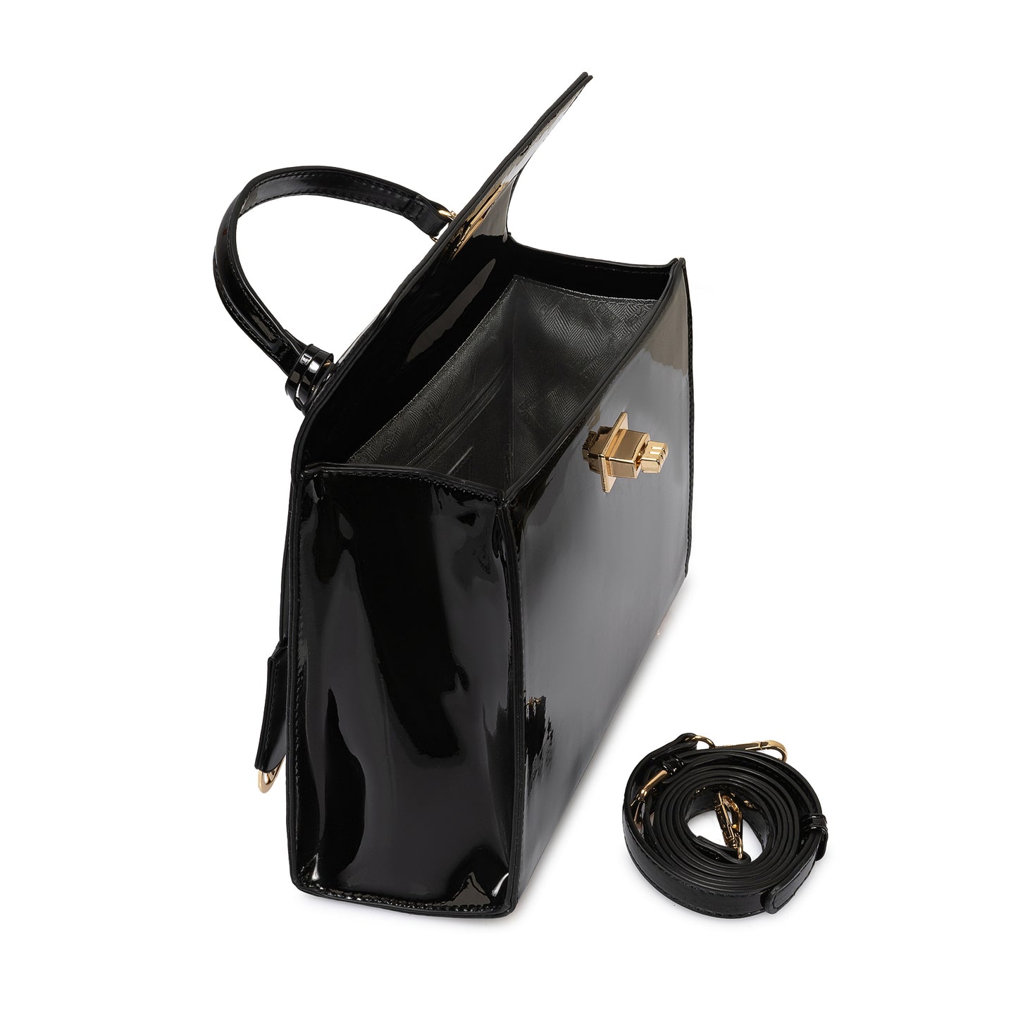Cartera Satchel Bri-Cm2501 Negro Briganti