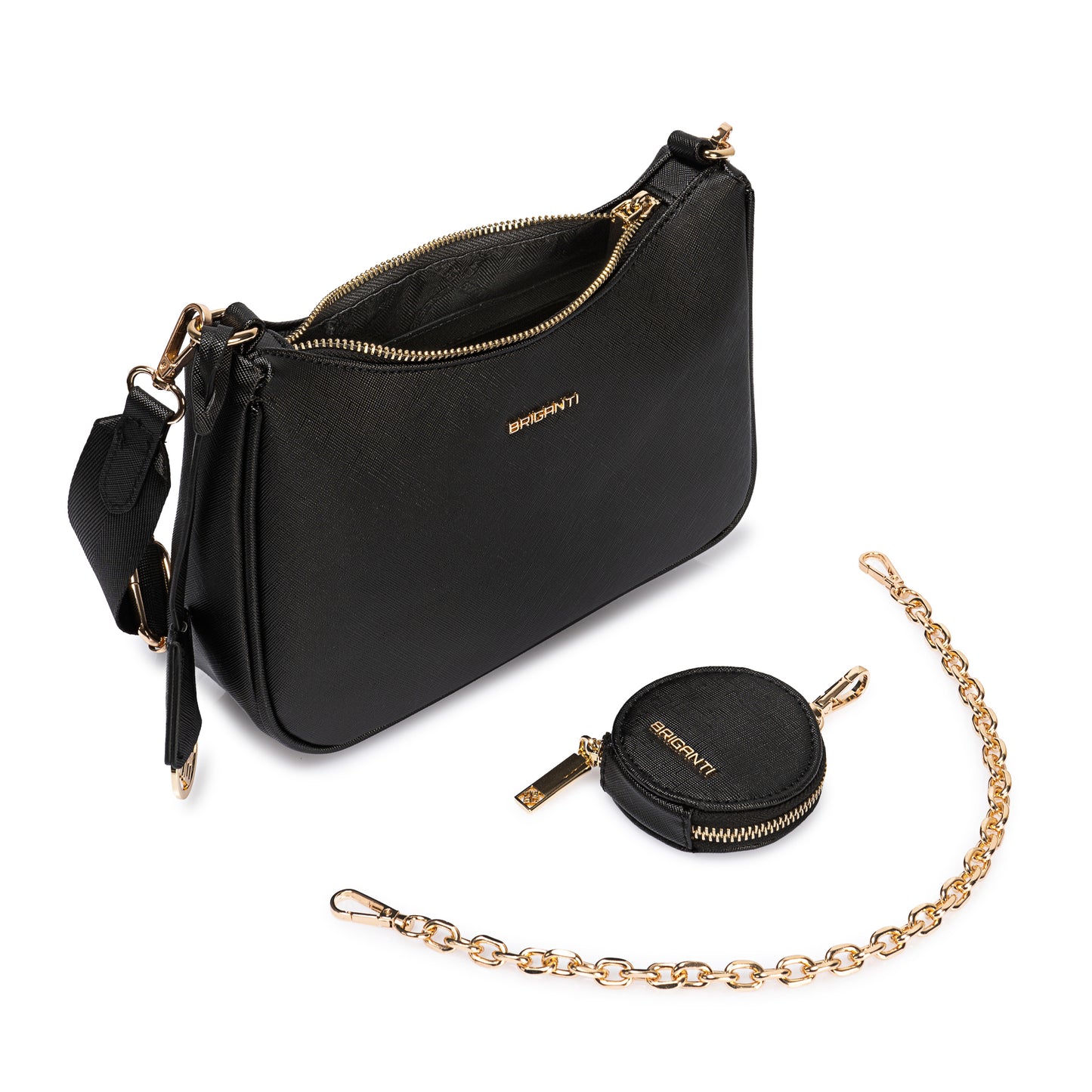 Morral Shoulder Bag Bri-Mo2523 Negro Briganti