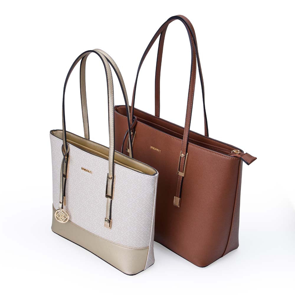 Cartera Tote Doble BRI-CJ2509 Habano Briganti