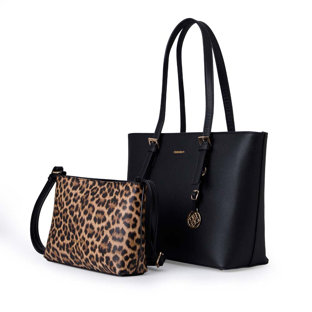 Cartera Tote Doble BRI-CJ2510 Negro Briganti