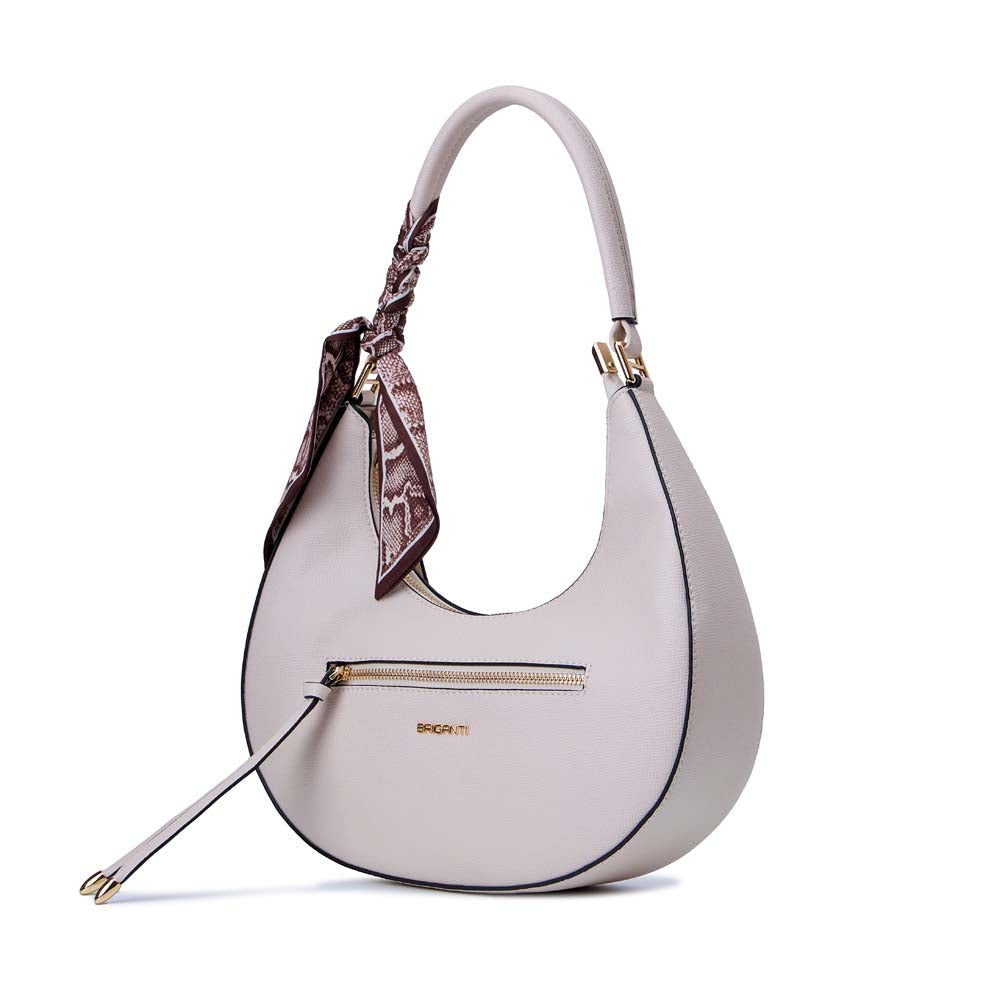 Morral Briganti Shoulder Bag BRI-MO2524 Vainilla