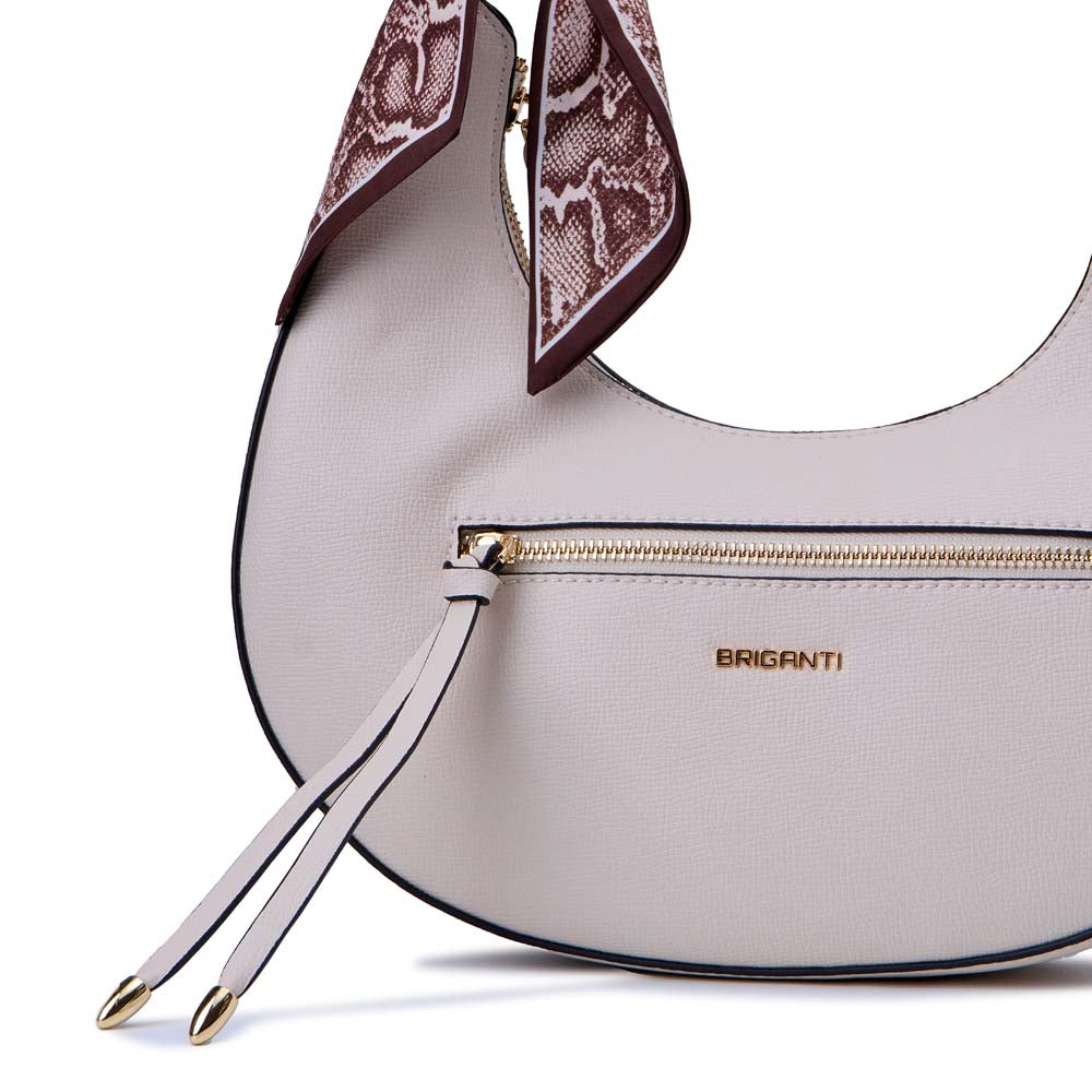 Morral Briganti Shoulder Bag BRI-MO2524 Vainilla