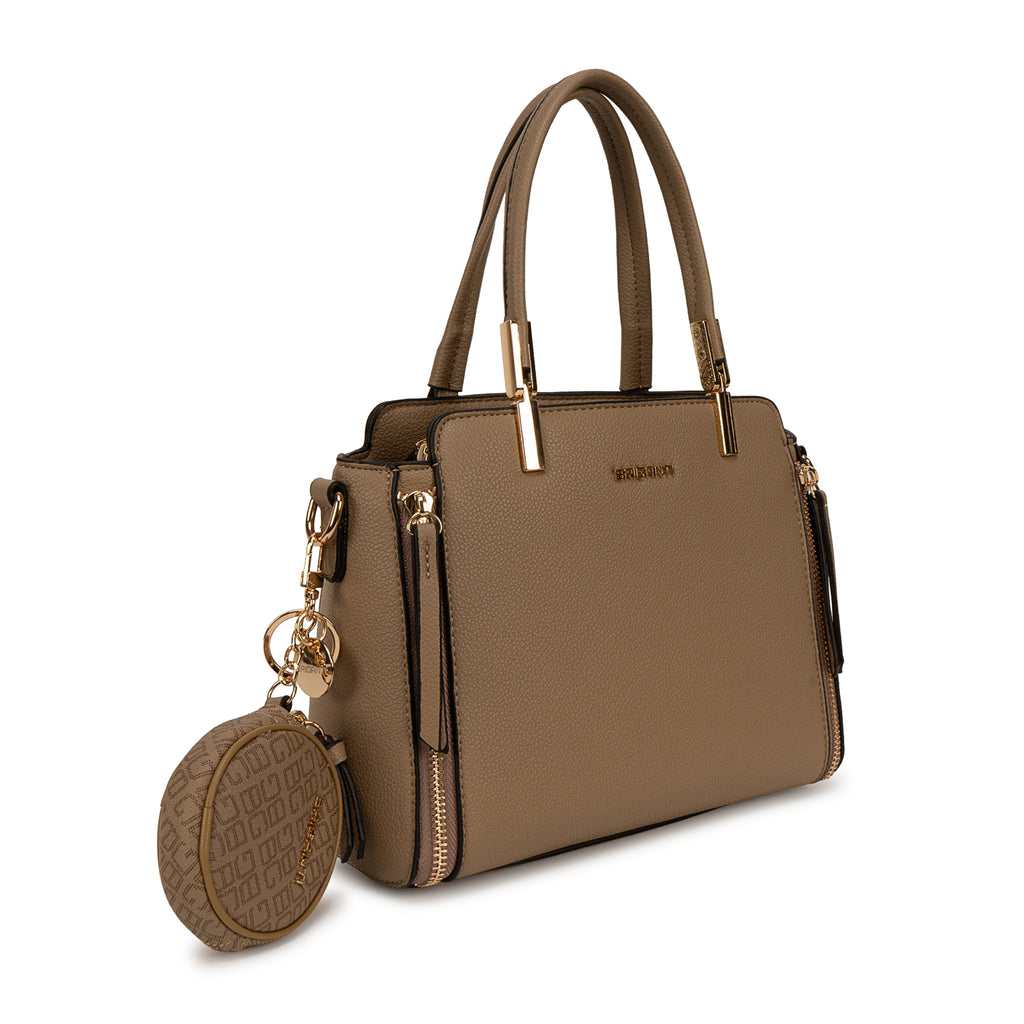 Cartera Briganti Satchel BRI-CS2506 Vison