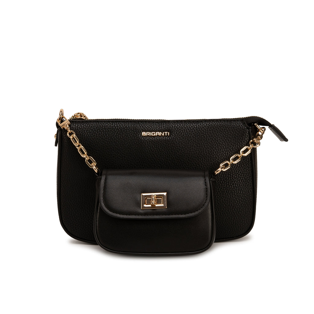 Morral Briganti Crossbody BRI-MO2608 Negro