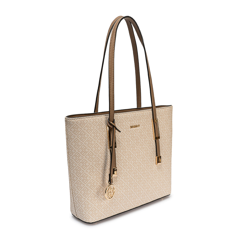 Cartera Briganti Tote Bri-CJ2501 Vison/Vain