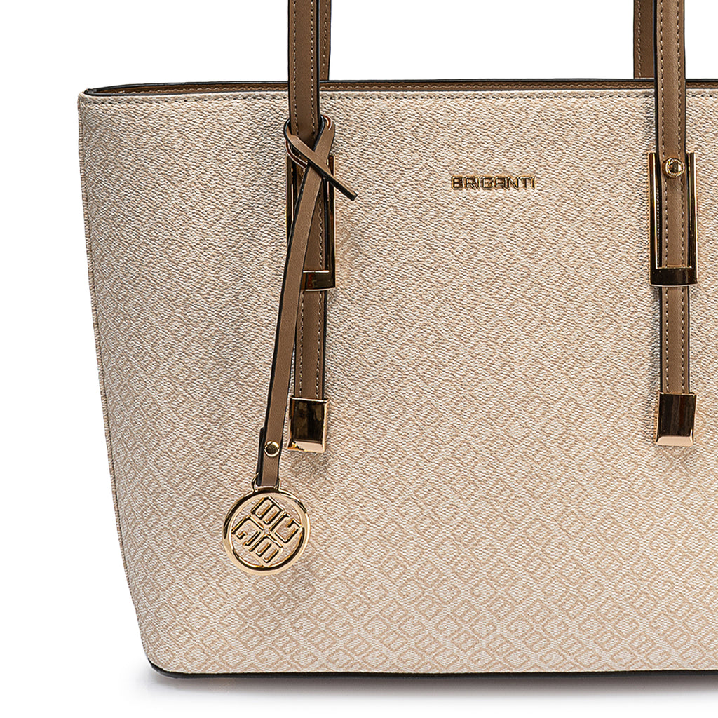 Cartera Briganti Tote Bri-CJ2501 Vison/Vain