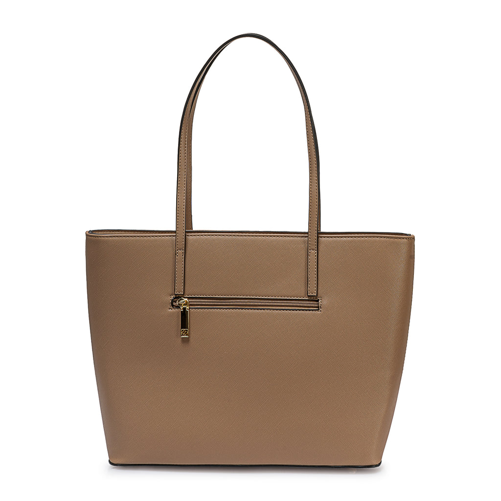 Cartera Briganti Tote Bri-CJ2501 Vison/Vain