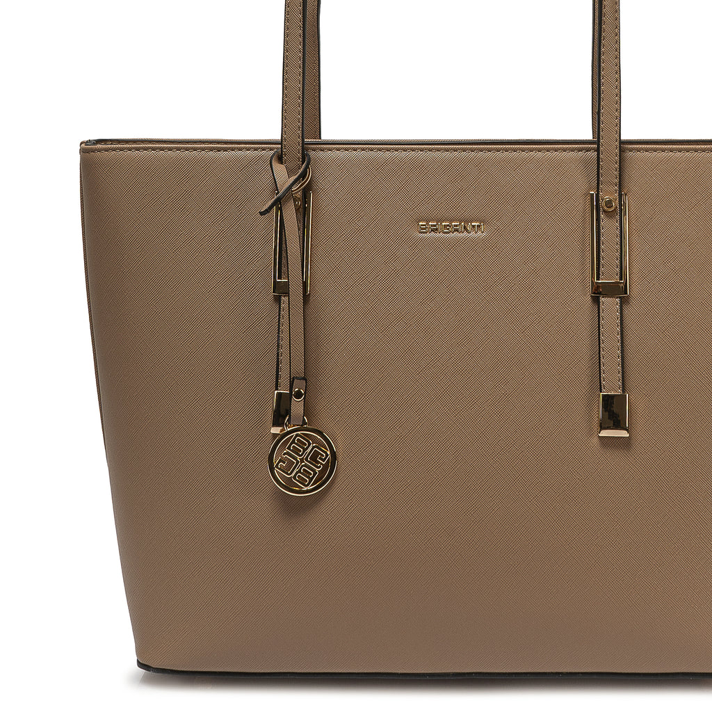 Cartera Briganti Tote Bri-CJ2501 Vison/Vain