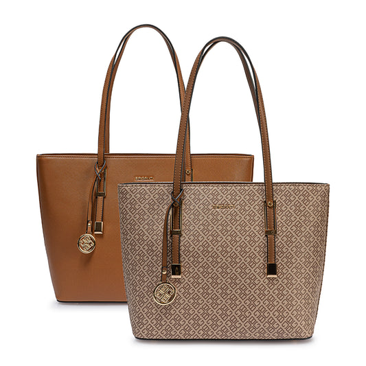 Cartera Tote Bri-Cj2501 Natu/Taup Briganti