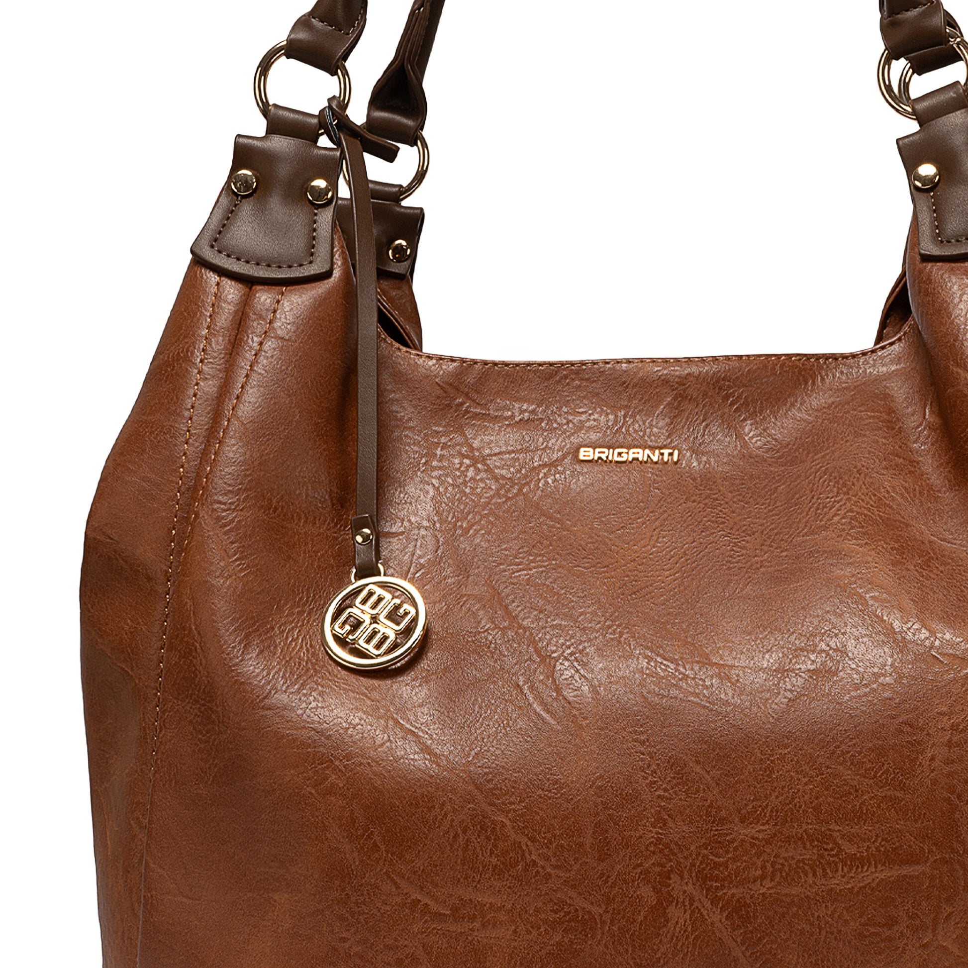 Cartera Briganti Hobo Bri-CJ2504 Cobre