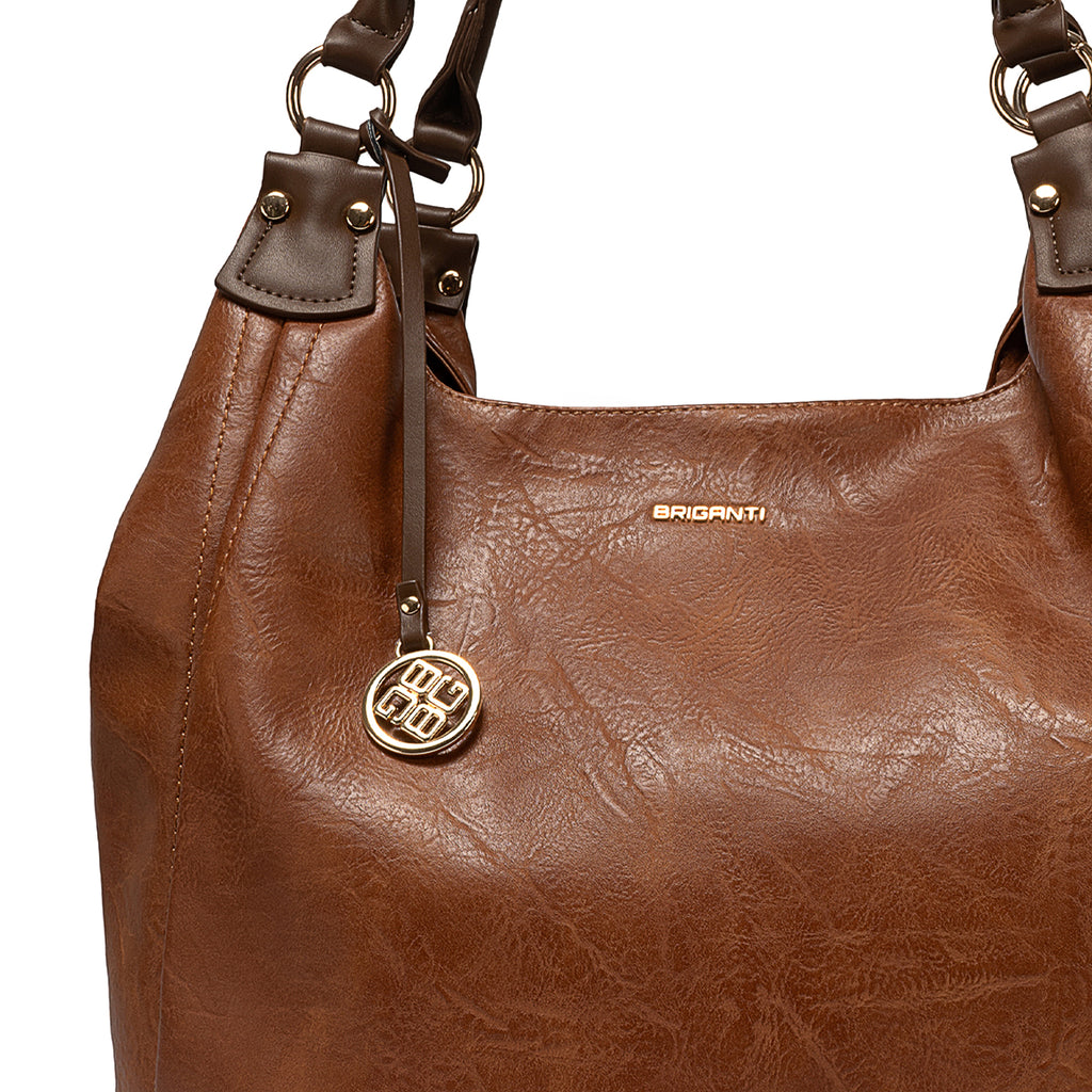 Cartera Briganti Hobo Bri-CJ2504 Cobre