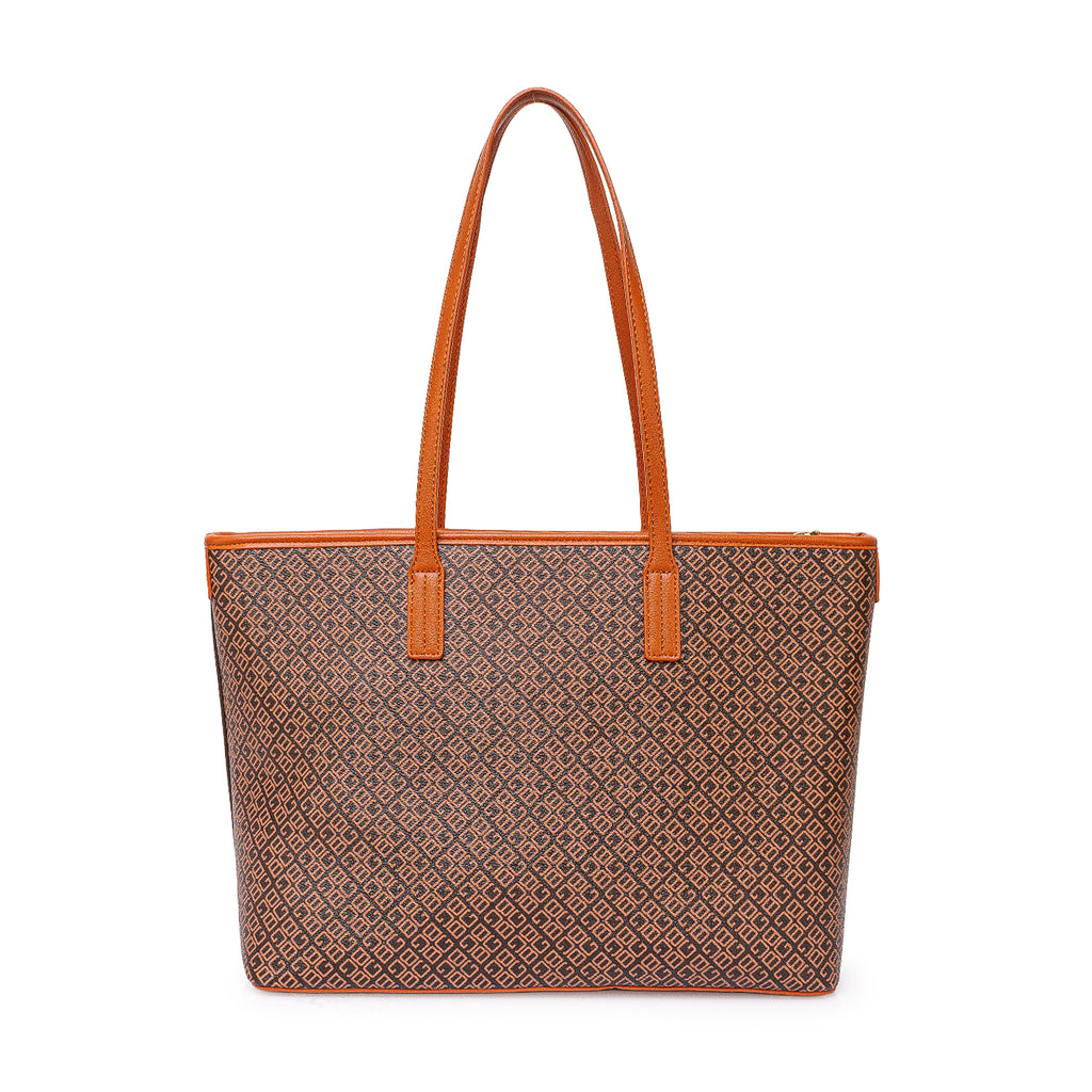 Cartera Briganti Tote BRI-CJ2602 Marrón/Natural