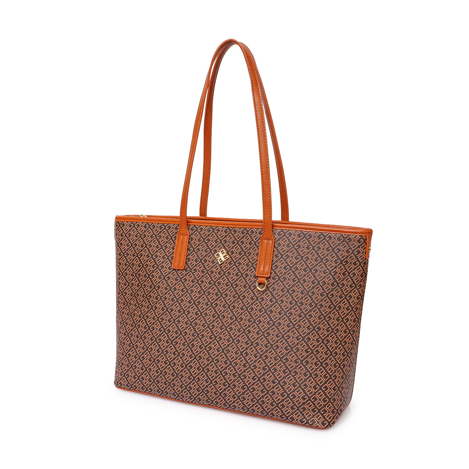 Cartera Briganti Tote BRI-CJ2602 Marrón/Natural