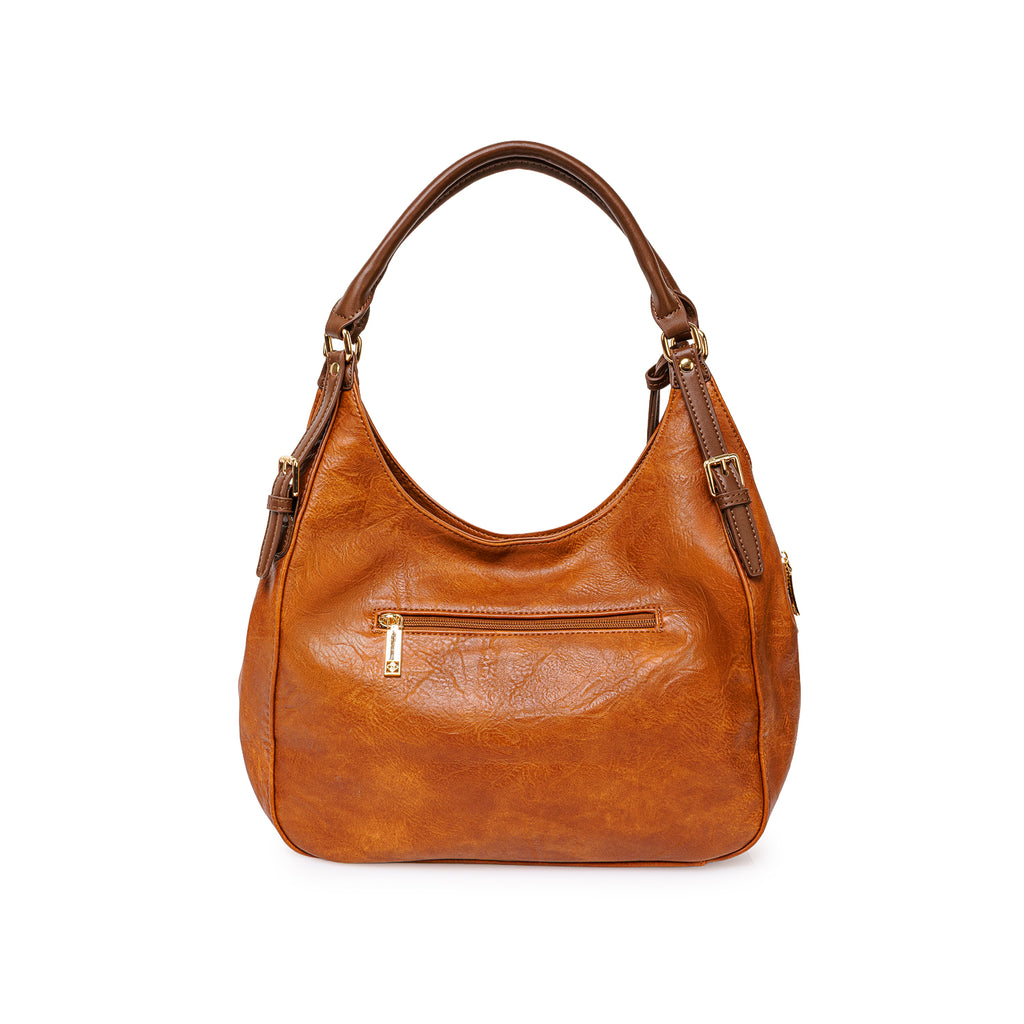 Cartera Briganti Hobo BRI-CJ2608 Marrón