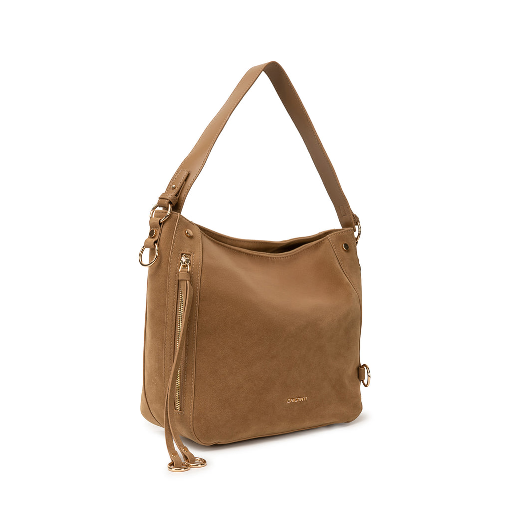 Cartera Briganti Hobo BRI-CJ2612 Taupe