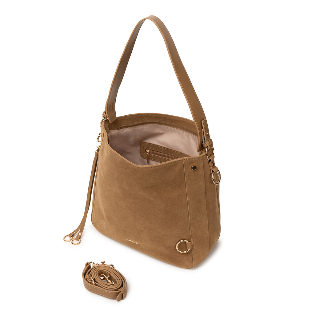 Cartera Briganti Hobo BRI-CJ2612 Taupe