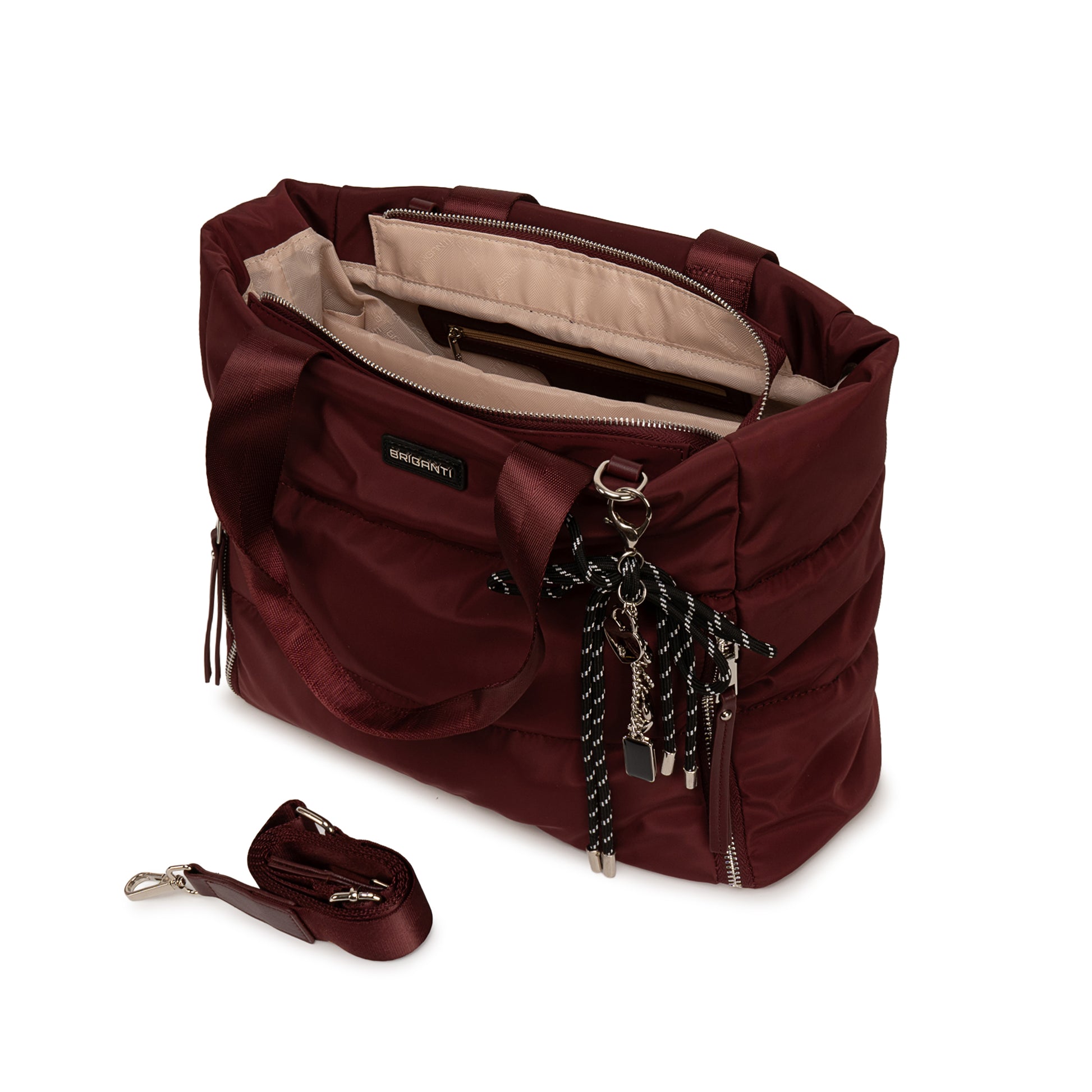Cartera Briganti Tote BRI-CJ2616 Cherry