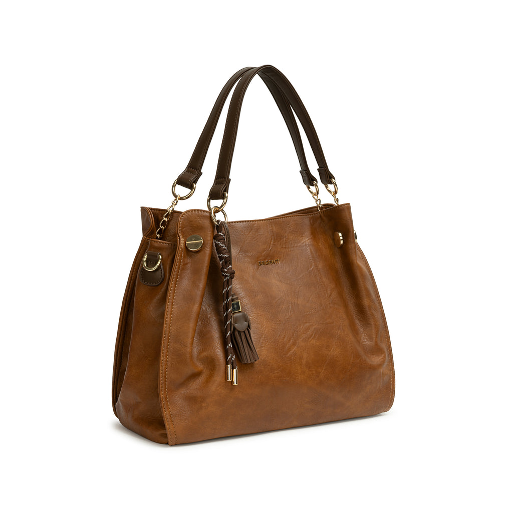 Cartera Briganti Hobo BRI-CJ2623 Marron
