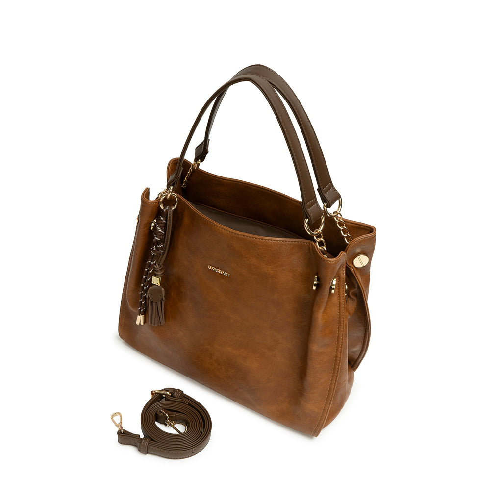 Cartera Briganti Hobo BRI-CJ2623 Marron
