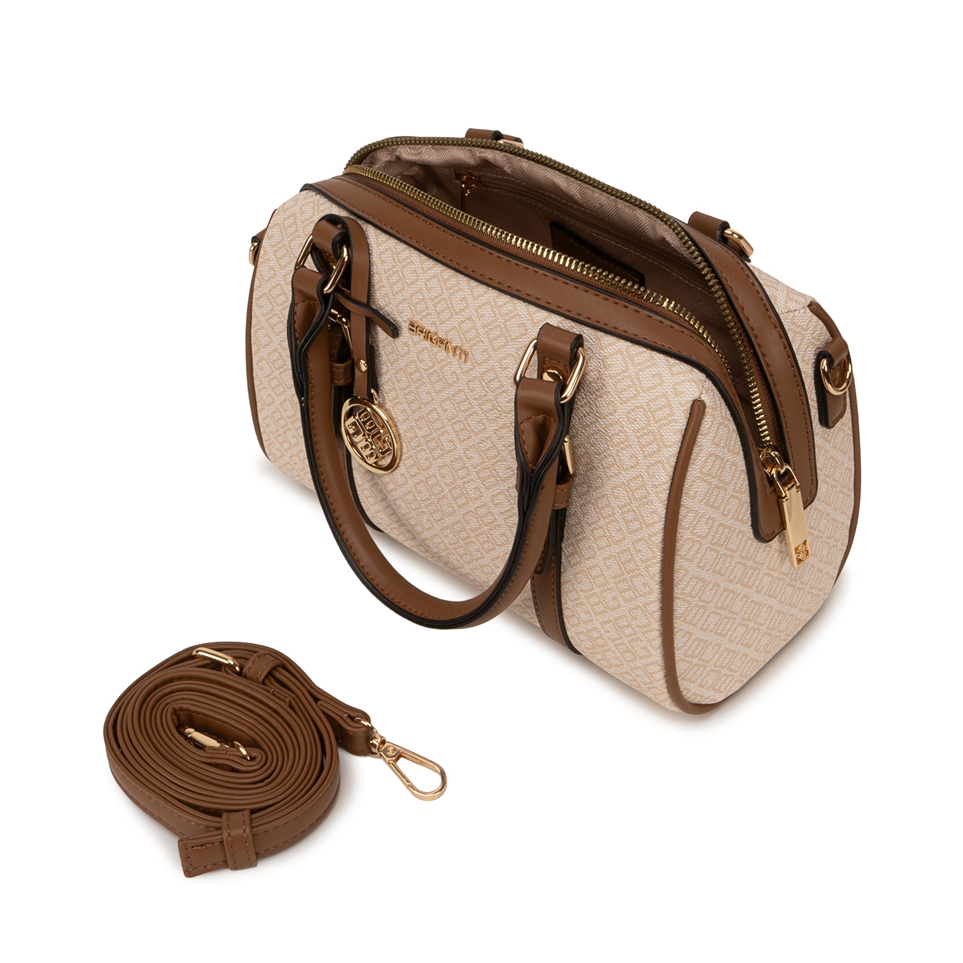Cartera Briganti Satchel BRI-CM2507 Hues/Nat
