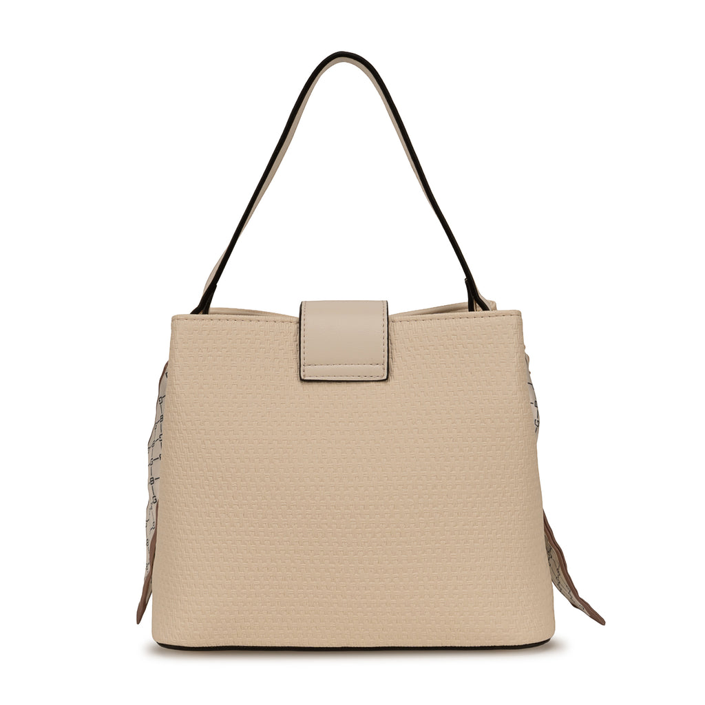 Cartera Briganti Satchel BRI-CM2508 Hueso