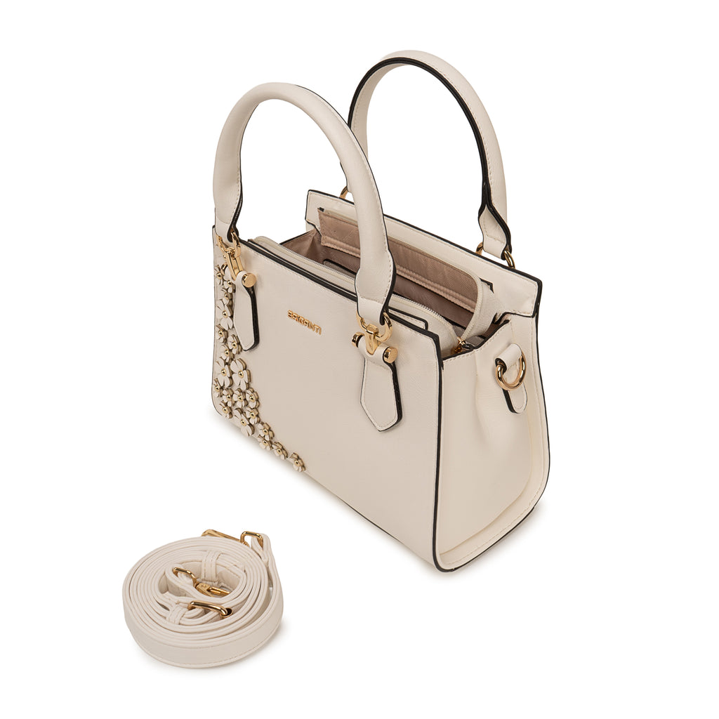 Cartera Briganti Satchel BRI-CM2611 Blanco