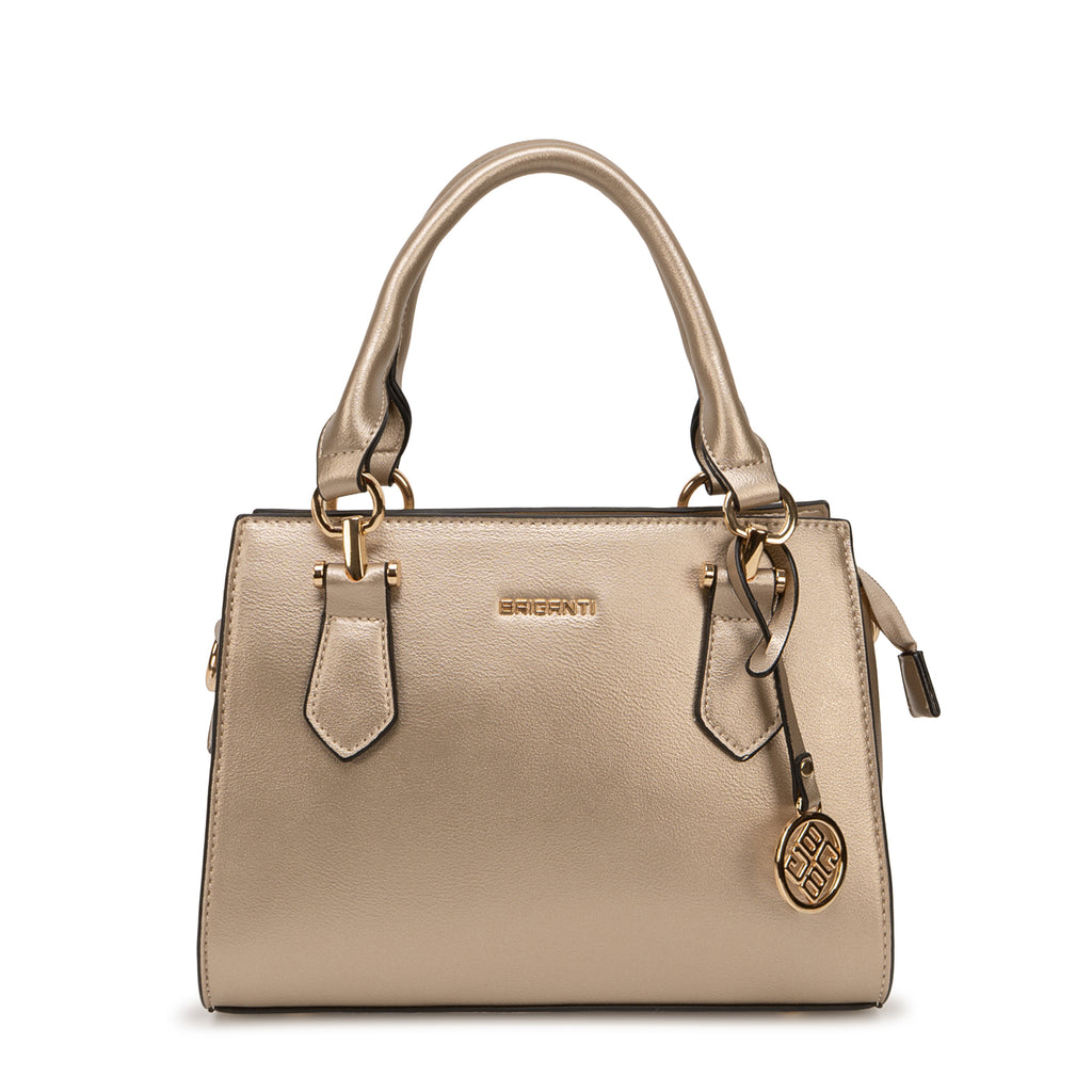 Cartera Briganti Satchel BRI-CM2611 Dorado