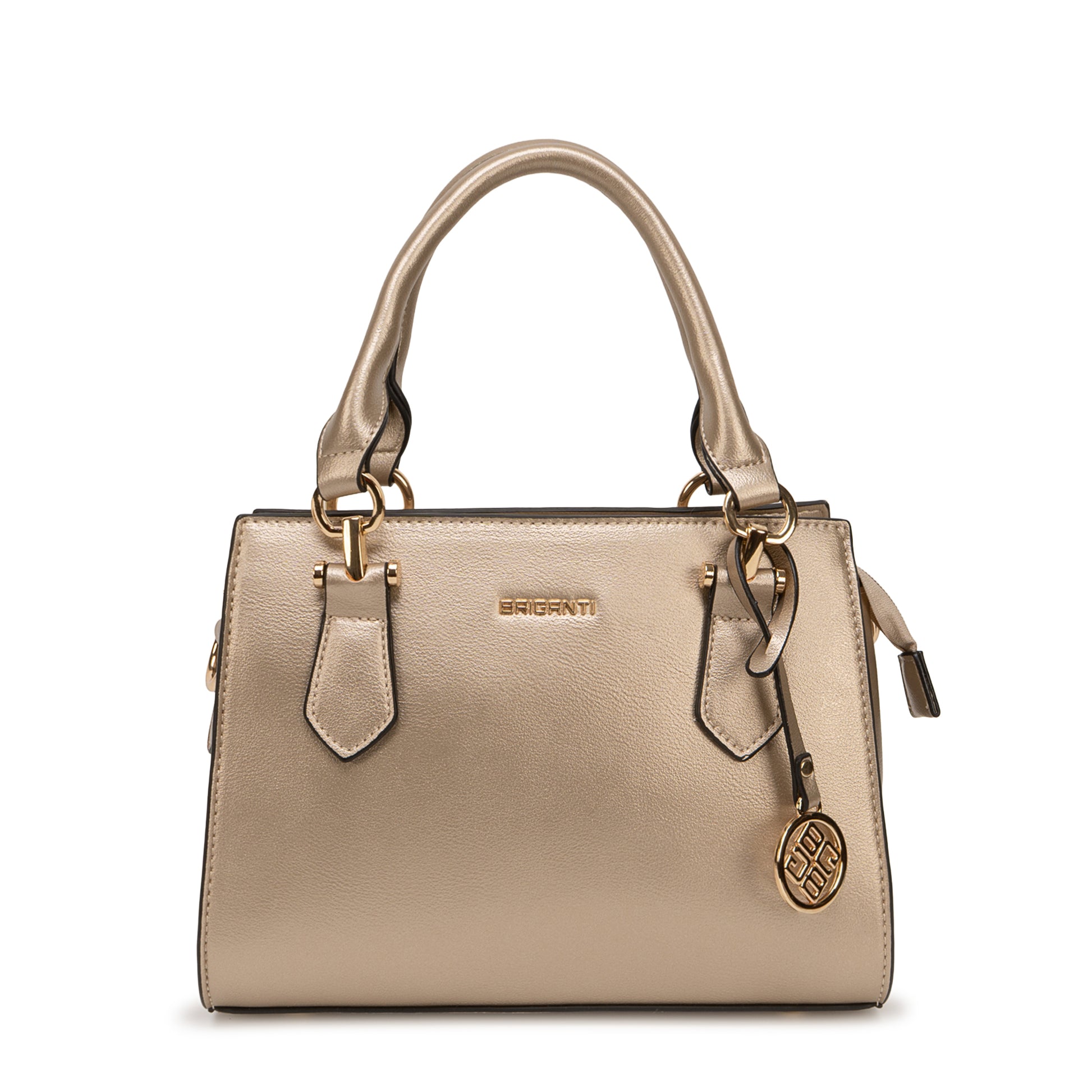 Cartera Briganti Satchel BRI-CM2611 Dorado