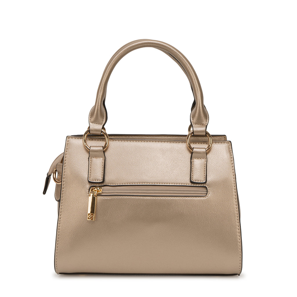 Cartera Briganti Satchel BRI-CM2611 Dorado