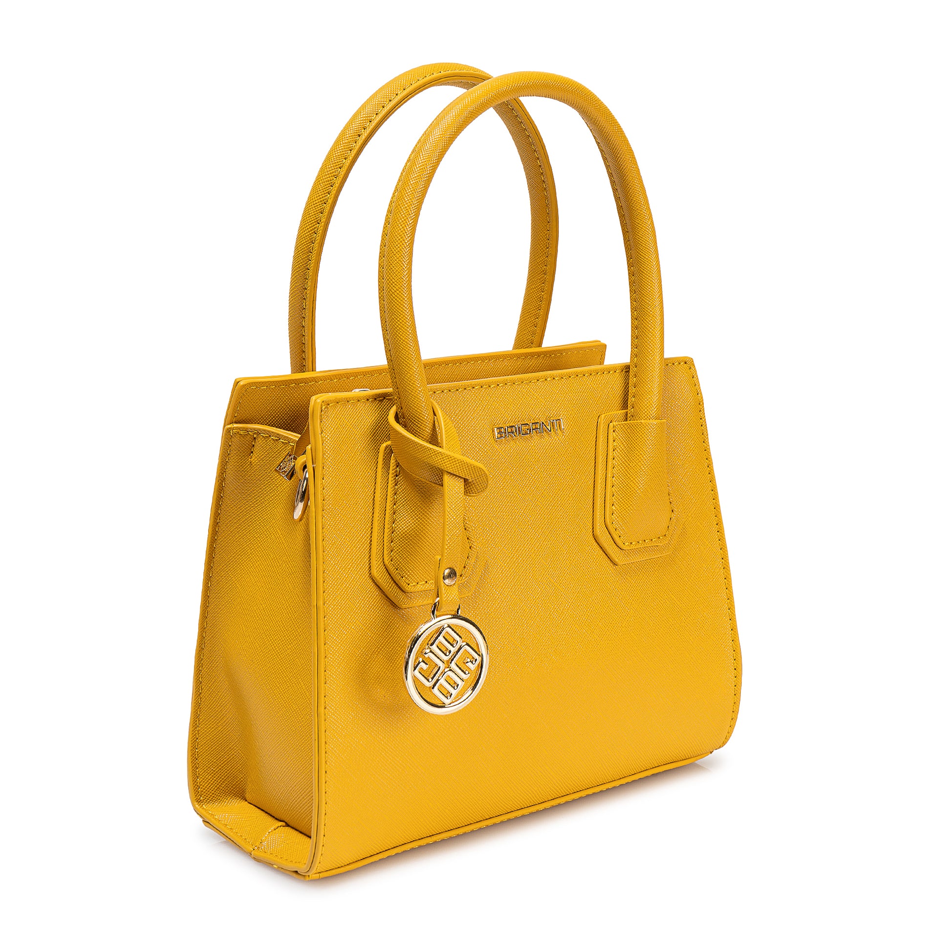 Cartera Briganti Satchel Bri-CM2503 Amarillo