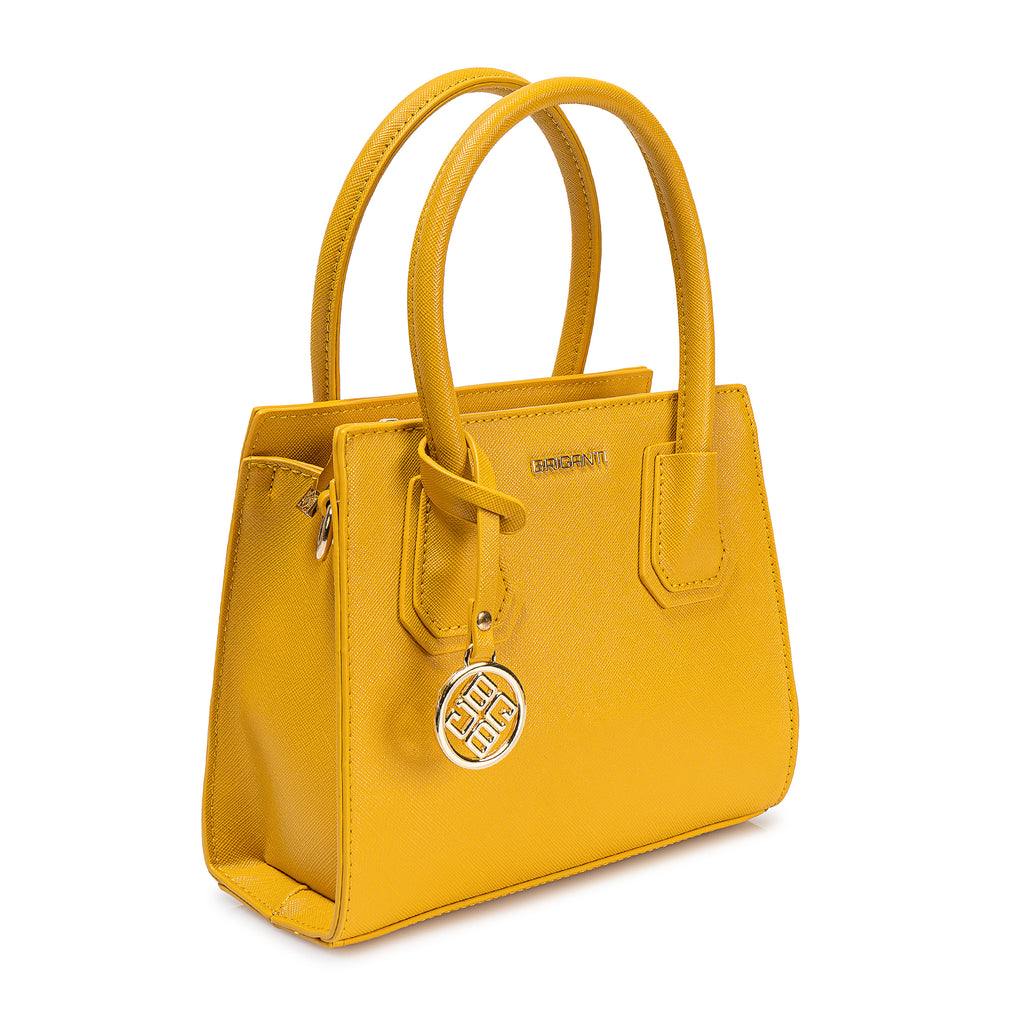 Cartera Briganti Satchel Bri-CM2503 Amarillo