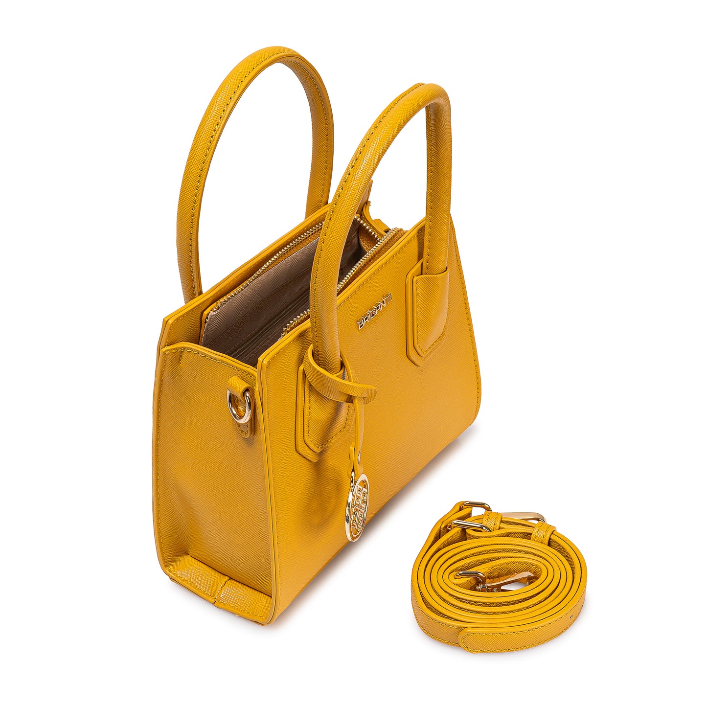 Cartera Satchel Bri-Cm2503 Amarillo Briganti