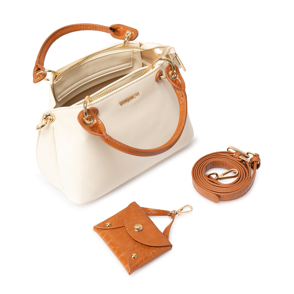 Cartera Briganti Satchel Bri-CM2504 Hues/Nat