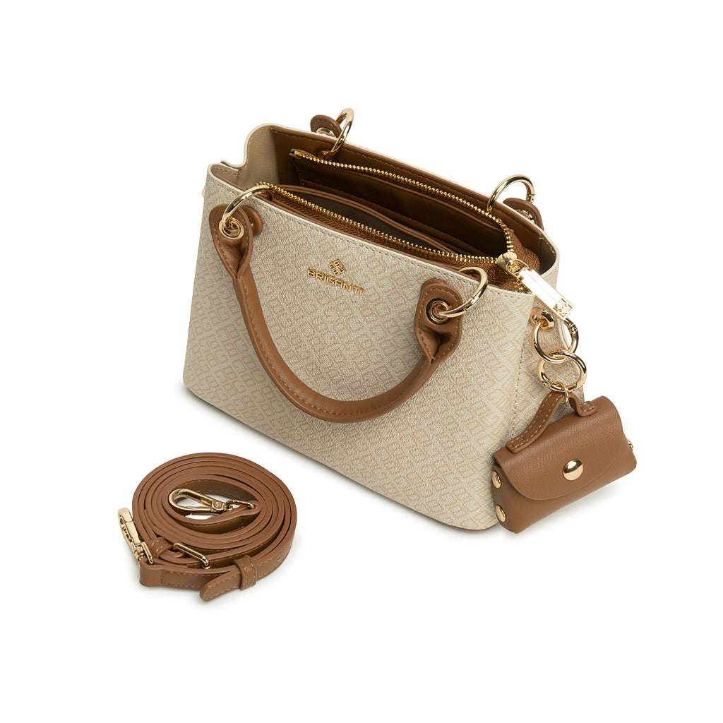 Cartera Briganti Satchel Bri-CM2504 Hues/Nat