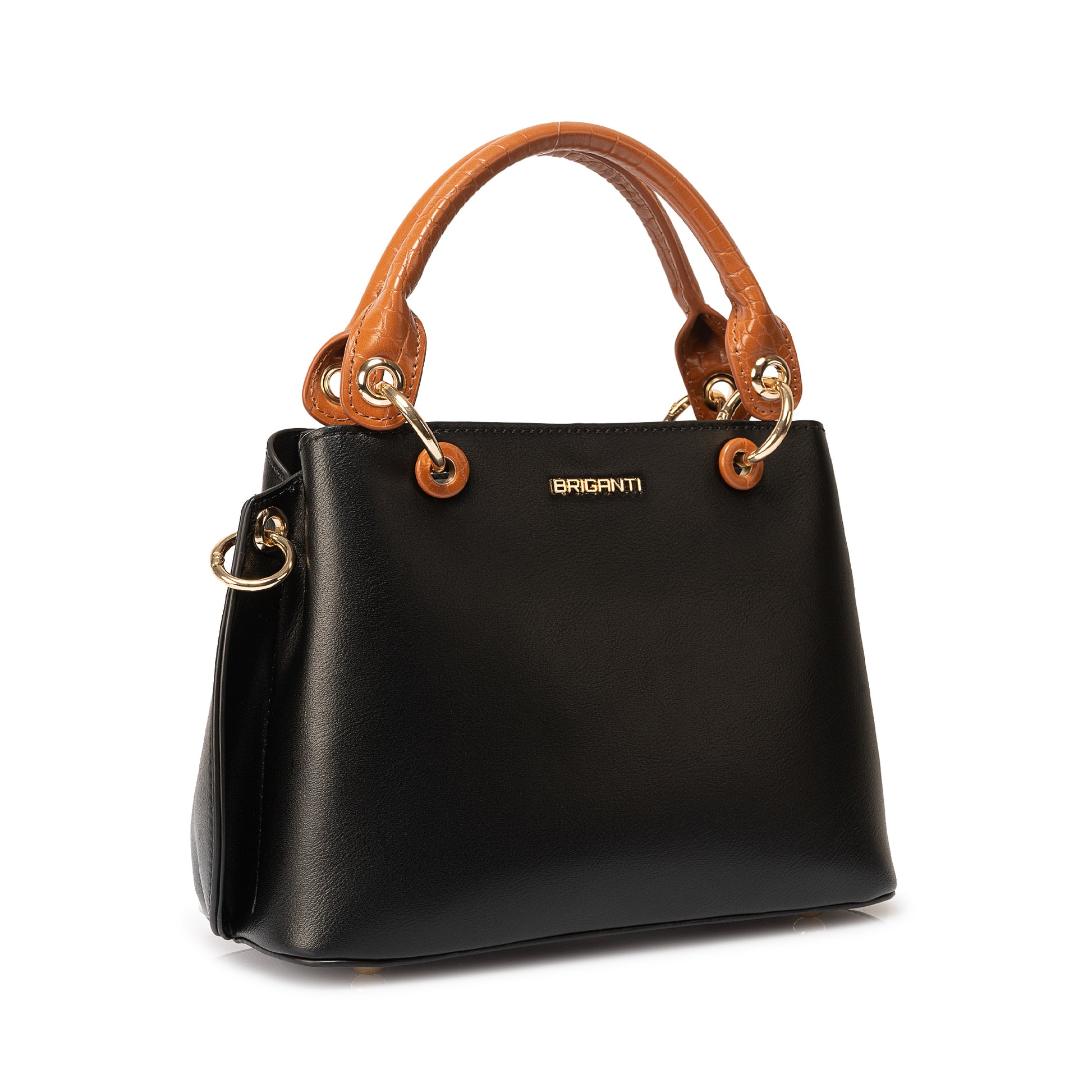 Cartera Briganti Satchel Bri-CM2504 Neg/Nar