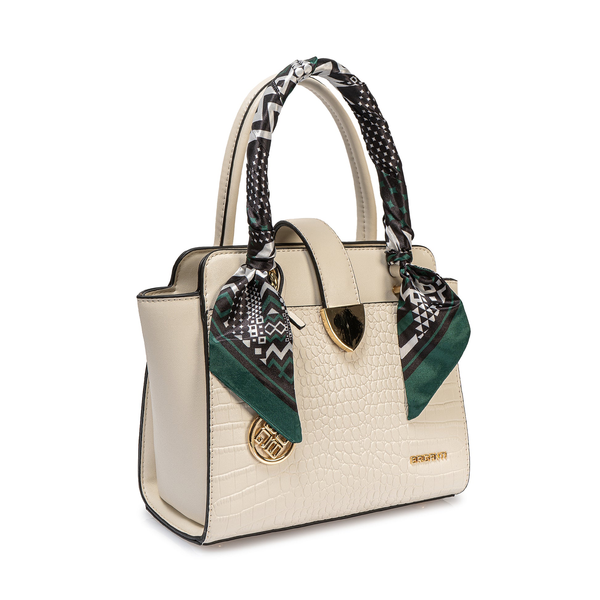 Cartera Briganti Satchel Bri-CM2505 Hueso