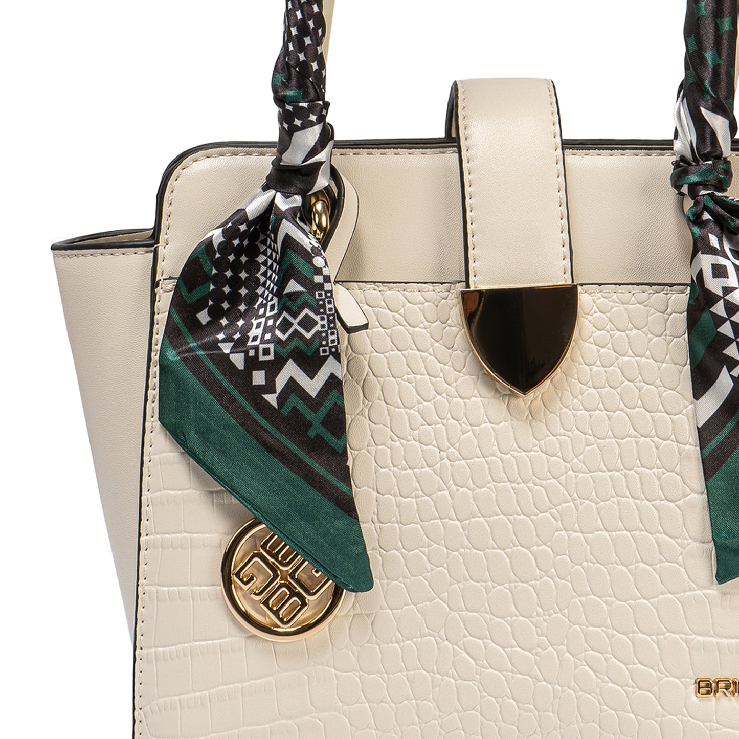 Cartera Satchel Bri-Cm2505 Hueso Briganti