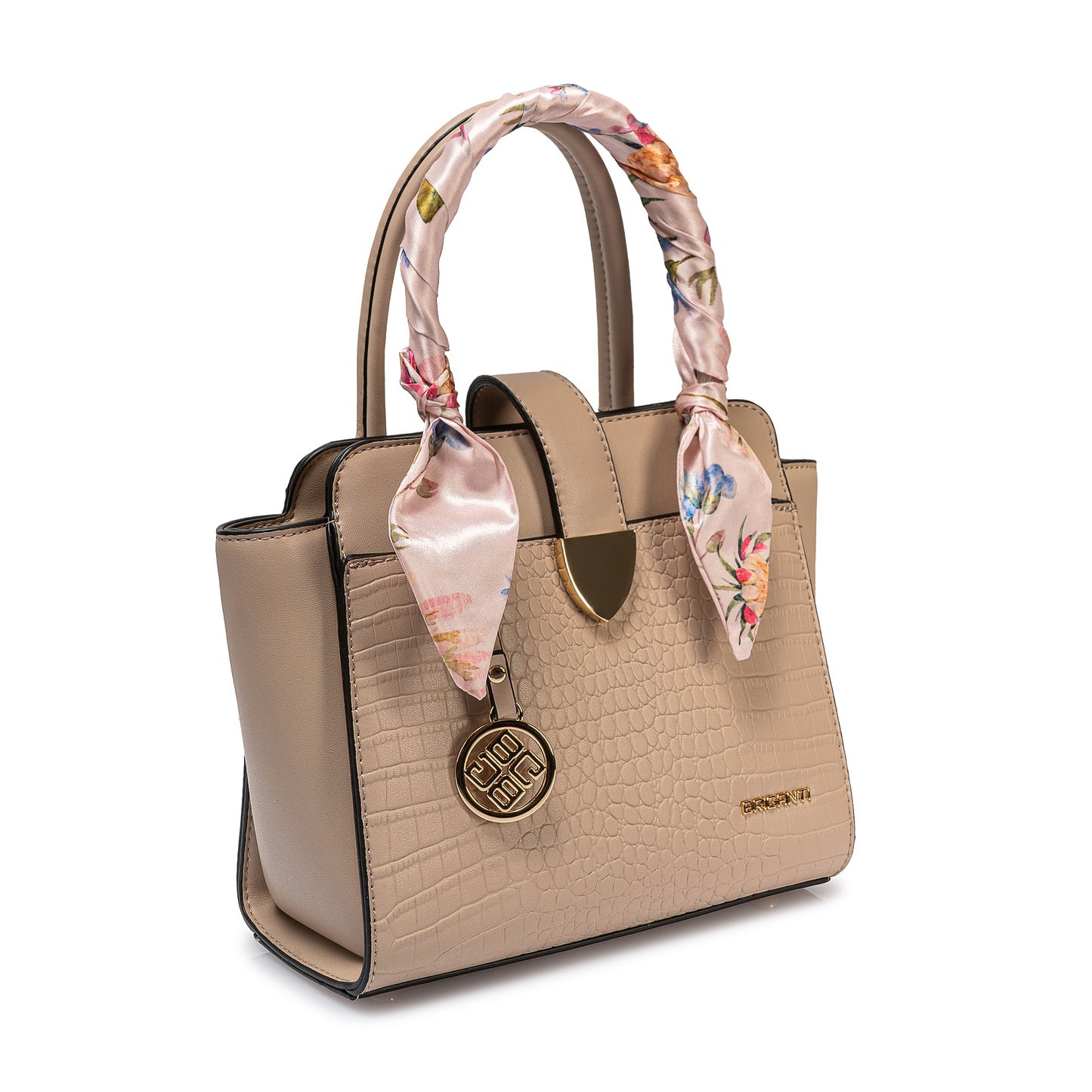 Cartera Satchel Bri-Cm2505 Palo/Rosa Briganti