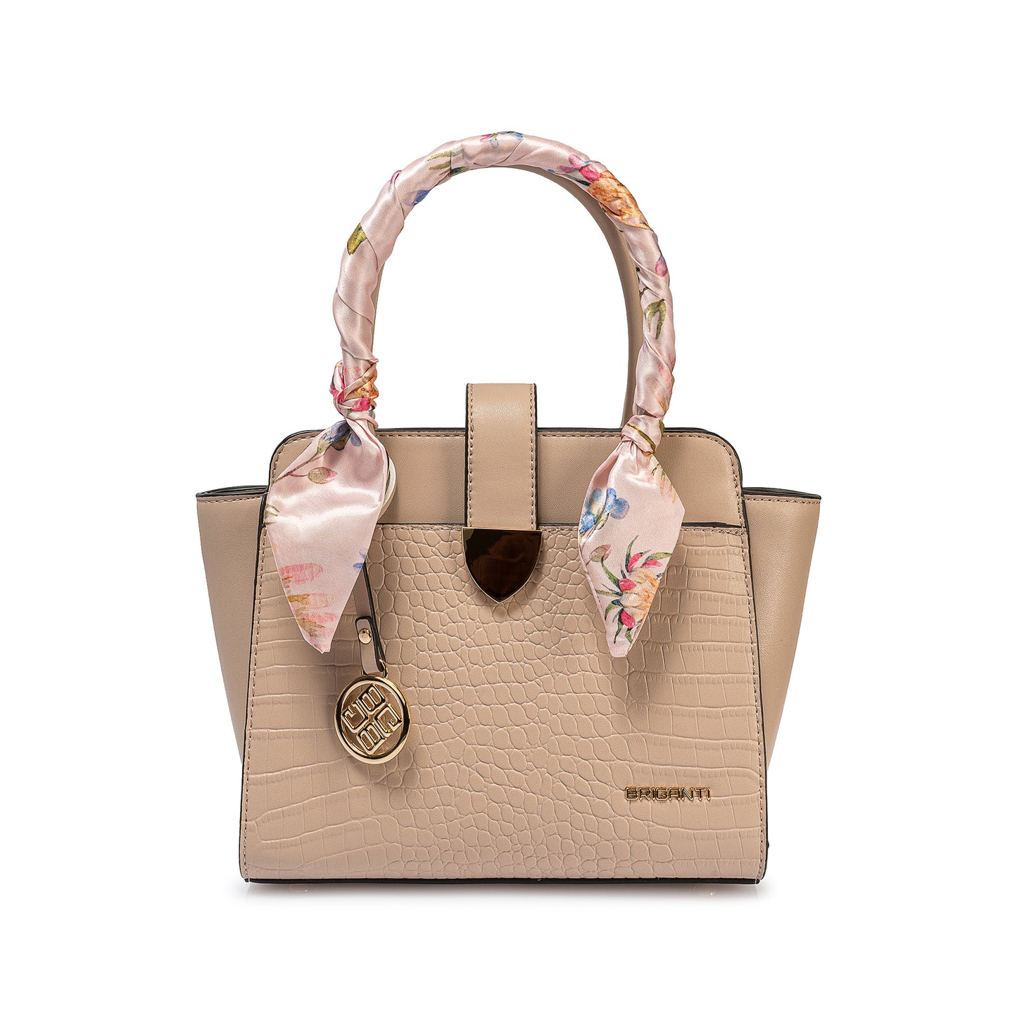 Cartera Satchel Bri-Cm2505 Palo/Rosa Briganti
