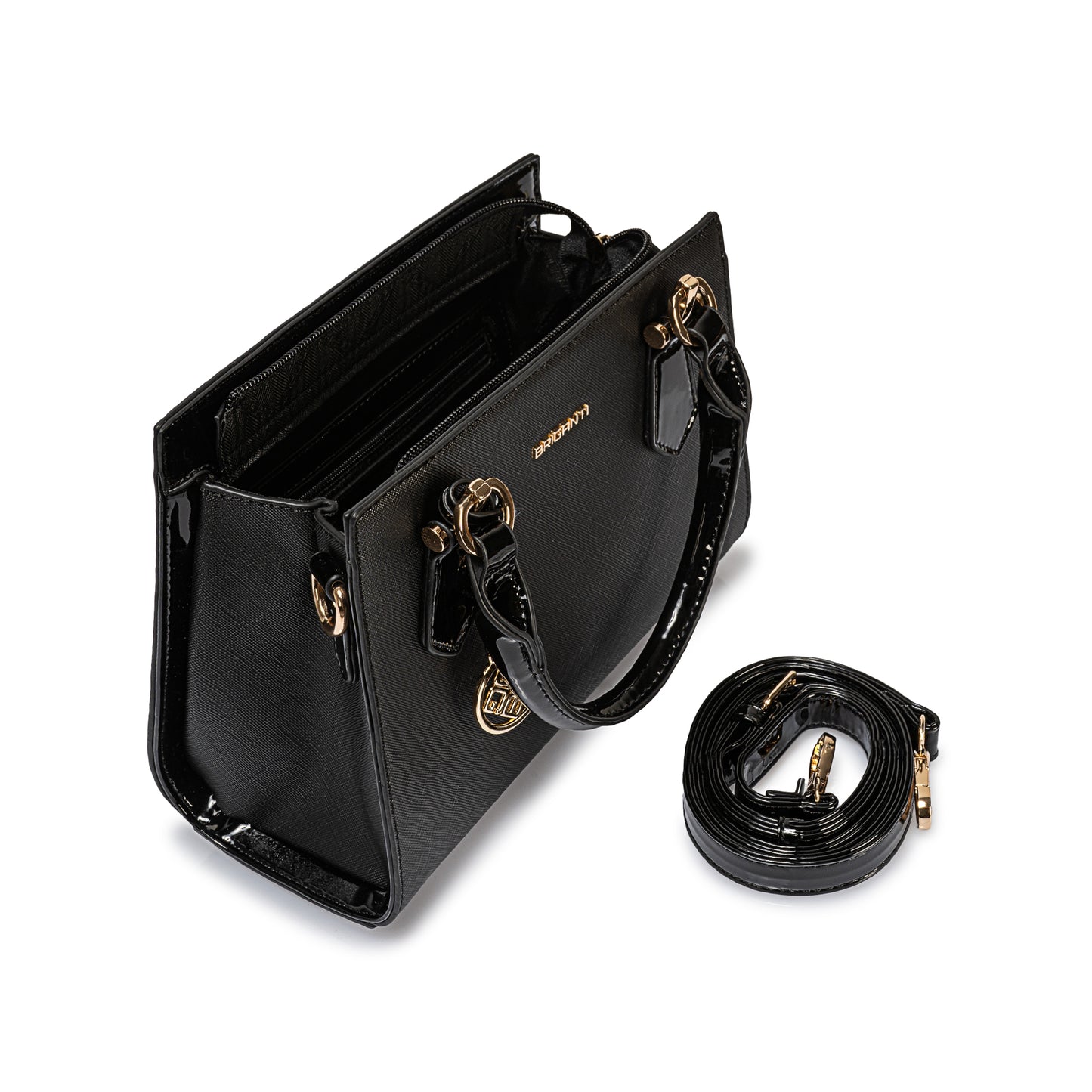CARTERA SATCHEL BRI-CM2506 NEGRO BRIGANTI