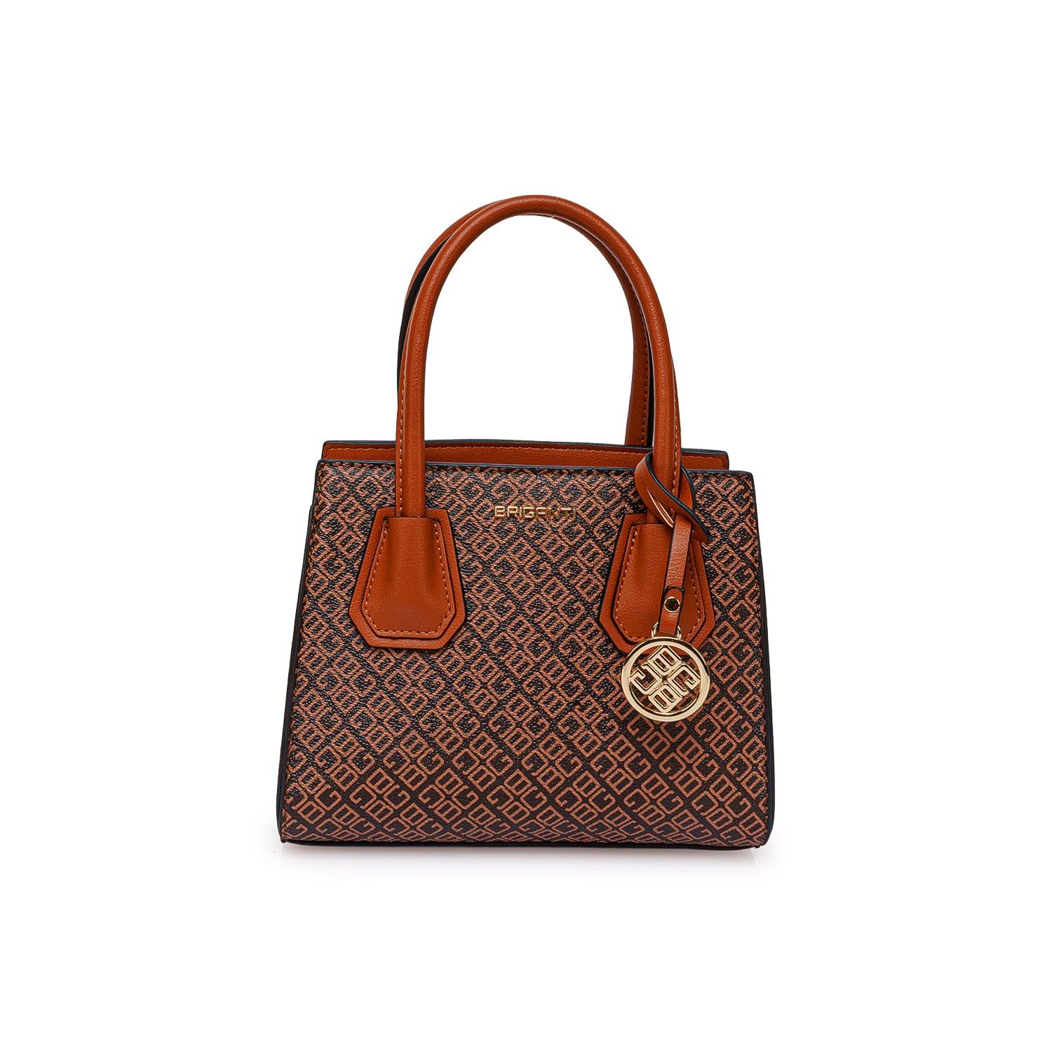 Cartera Briganti Satchel BRI-CM2604 Marrón/Natural