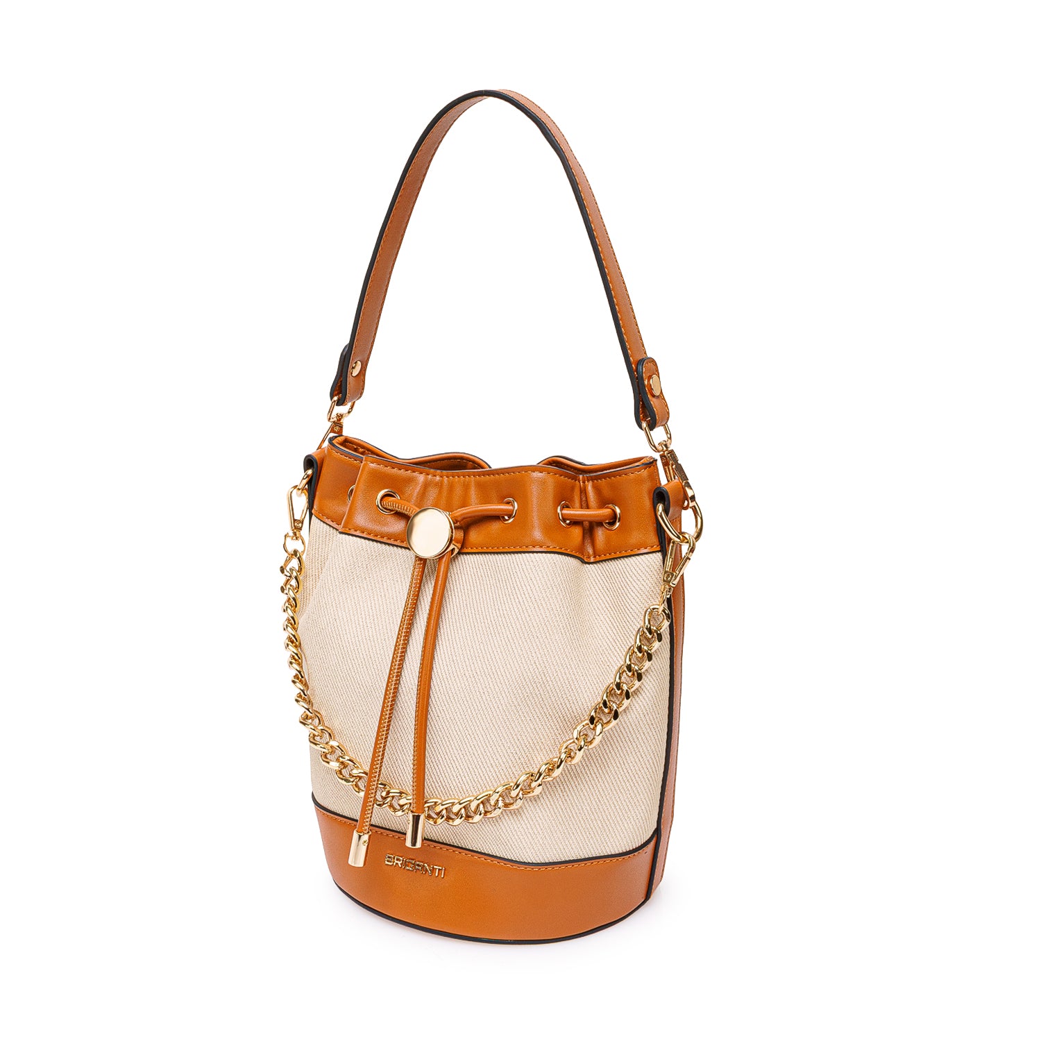 Cartera Briganti Satchel BRI-CM2606 Hueso/Natural