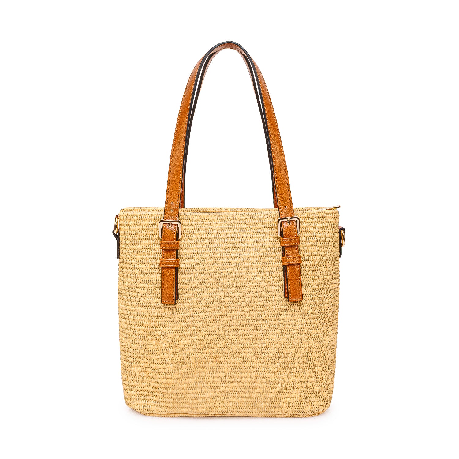 Cartera Briganti Satchel BRI-CM2607 Rafia/Natural