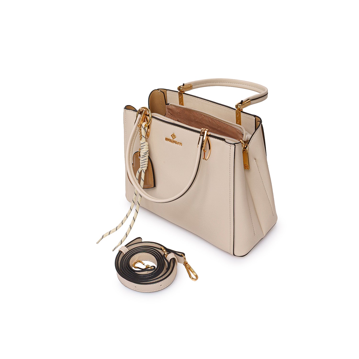Cartera Briganti Satchel BRI-CM2608 Hueso