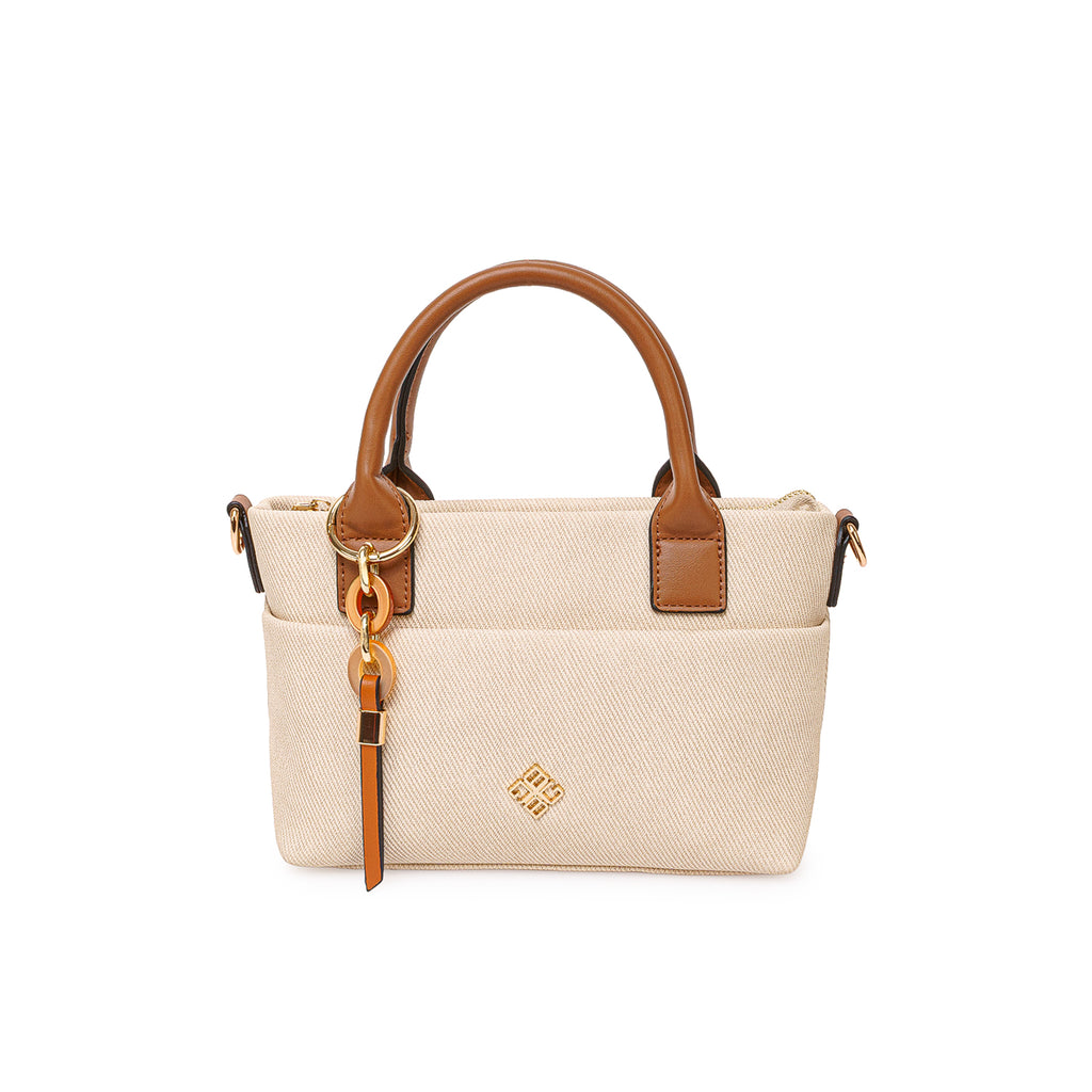 Cartera Briganti Satchel BRI-CM2609 Yute/Natural