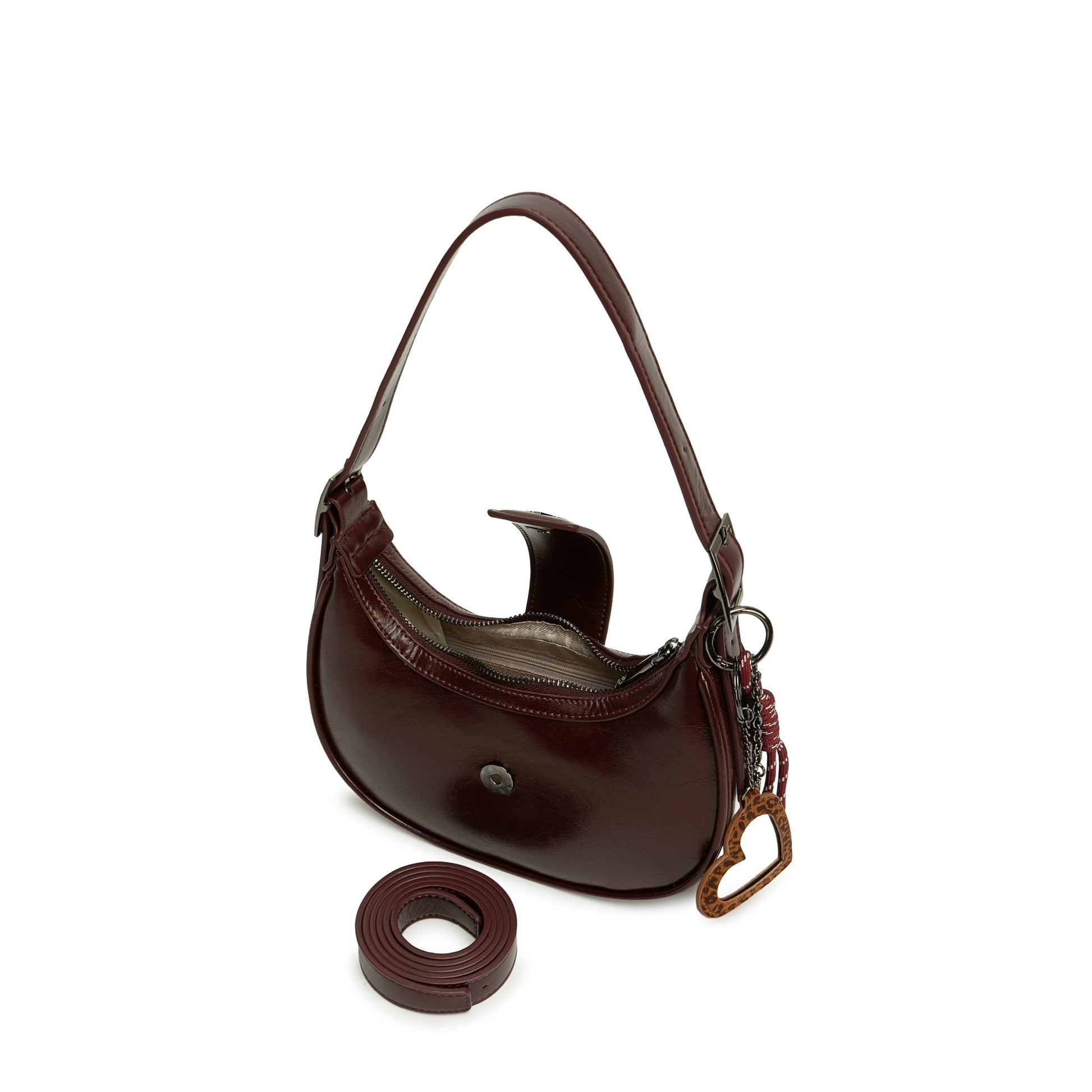 Cartera Briganti Mini Shoulder BRI-CM2612 Cherry