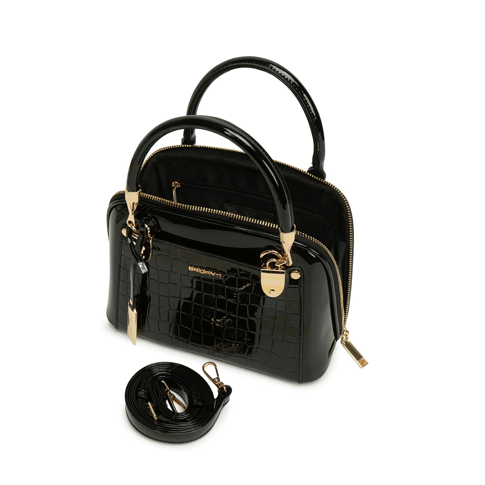Cartera Briganti Mini Satchel BRI-CM2620 Negro