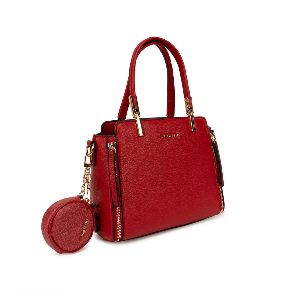 Cartera Briganti Satchel BRI-CS2506 Rojo