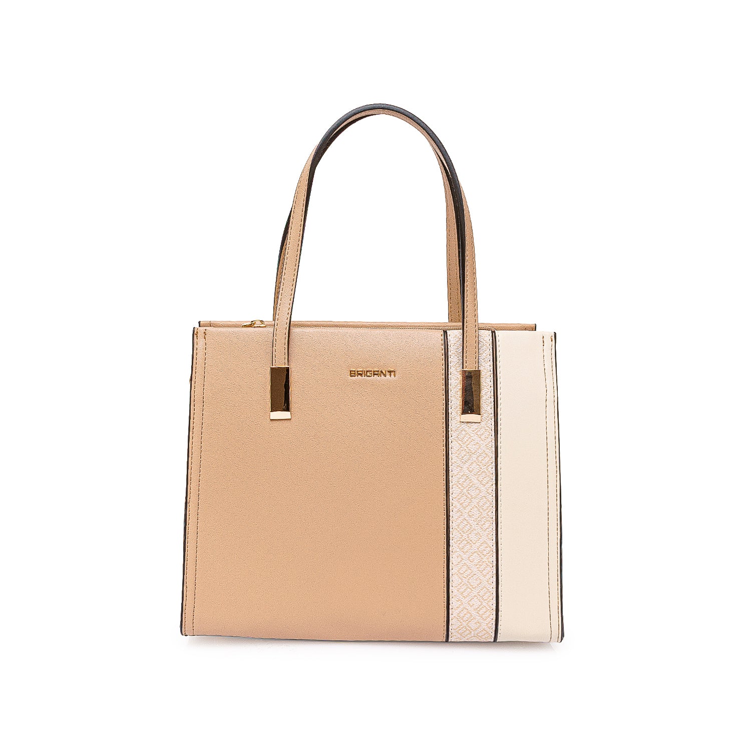 Cartera Briganti Satchel BRI-CS2501 Beige/Hueso