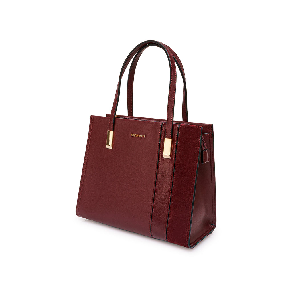 Cartera Briganti Satchel BRI-CS2501 Cherry
